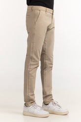 Beige Basic Dyed Khaki Pant MN-TRKH- WS23-001 B